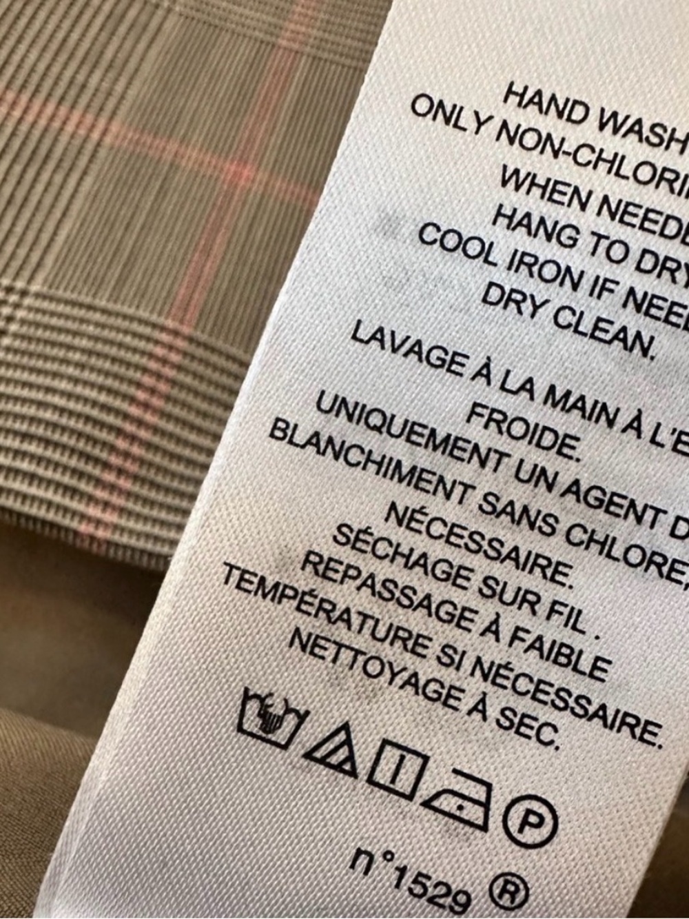 Ralph Lauren Glen Check
Double-Breasted Wool Blazer - Picture 12 of 12